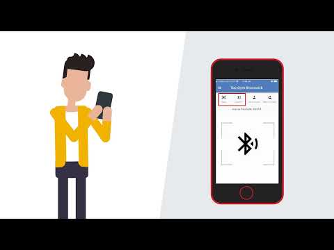 Thumbnail from the TopGym joining video showing GymMaster phone entry