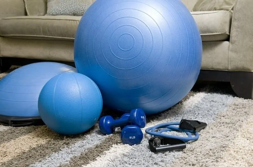home gym woman equipment