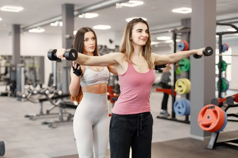 woman teaching beginner